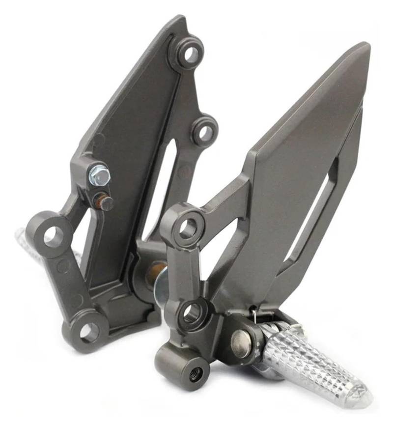 Motorrad Ruhepedal Für Kawasaki Für NINJA250R 2008-2018 Vorne Fußrasten Fuß Pedal Peg Motorrad Links Rechts Halterung Motorrad Anti Rutsch Fußpedal von YADLIUASA