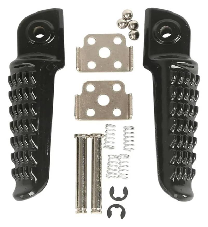 Motorrad Ruhepedal Für Kawasaki Für Ninja Für ZX10R 2004-2013 Motorrad Vorne Hinten Fußstützen Motorrad Anti Rutsch Fußpedal von YADLIUASA