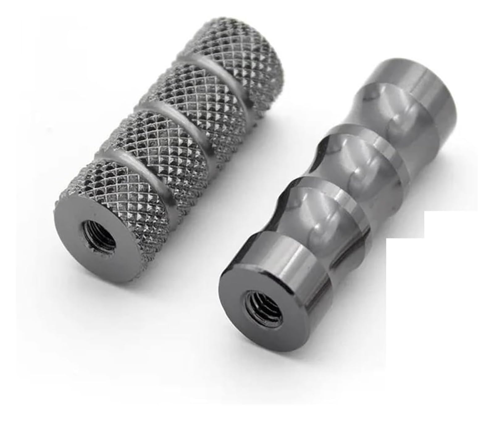 Motorrad Ruhepedal Für Kawasaki Für Ninja250 300 650 Für ZX6R Für ZZR600 Für ZX9R Für Z750 Motorrad Fußstütze Fußrastenanlage Fuß Gangschaltung Motorrad Anti Rutsch Fußpedal(Gray) von YADLIUASA