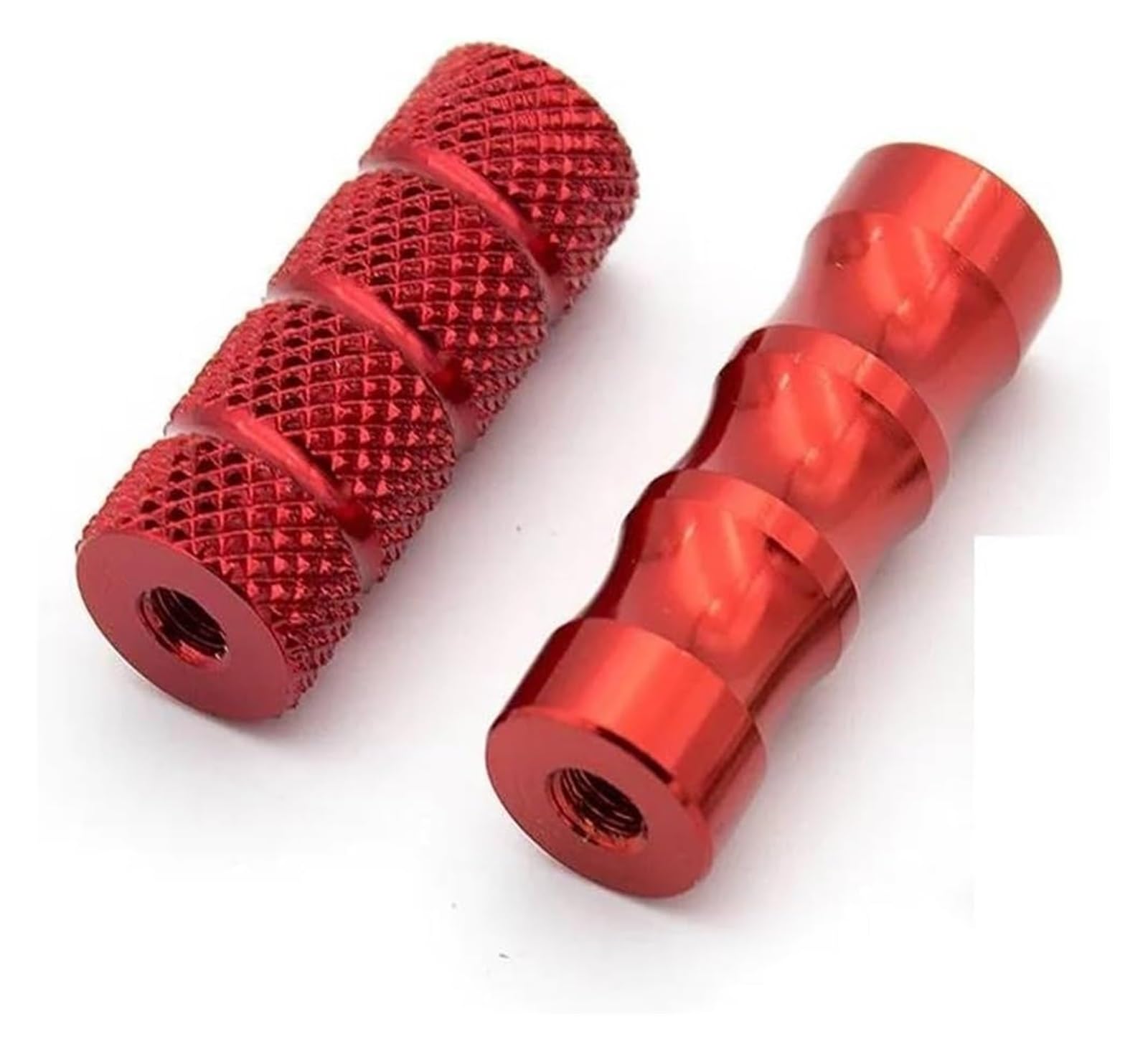 Motorrad Ruhepedal Für Kawasaki Für Ninja250 300 650 Für ZX6R Für ZZR600 Für ZX9R Für Z750 Motorrad Fußstütze Fußrastenanlage Fuß Gangschaltung Motorrad Anti Rutsch Fußpedal(Red) von YADLIUASA