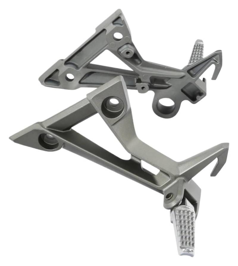 Motorrad Ruhepedal Für Kawasaki Für Ninja300 2013-2017 Hinten Fußstütze W/Halterung Motorrad Passagier Motorrad Anti Rutsch Fußpedal von YADLIUASA
