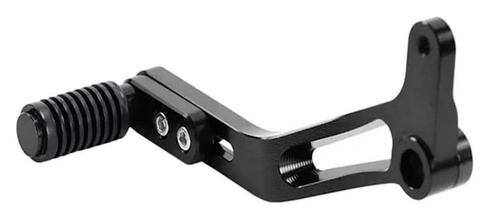 Motorrad Ruhepedal Für Kawasaki Für Ninja400 Für Z400 2018-2023 Motorradzubehör CNC-Schalthebel Einstellbares Fußstützenpedal Motorrad Anti Rutsch Fußpedal(Black) von YADLIUASA