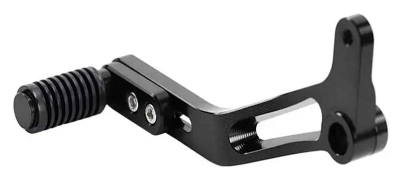 Motorrad Ruhepedal Für Kawasaki Für Ninja400 Für Z400 2018-2023 Motorradzubehör CNC-Schalthebel Einstellbares Fußstützenpedal Motorrad Anti Rutsch Fußpedal(Black) von YADLIUASA