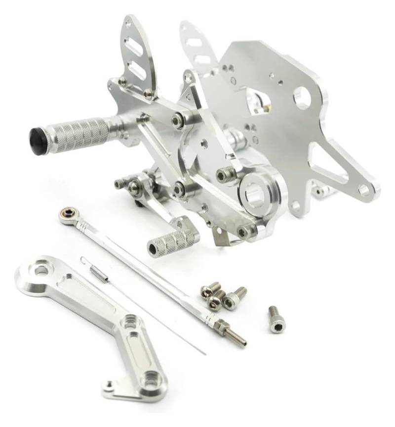 Motorrad Ruhepedal Für Kawasaki Für Z650 Für Ninja650 2017-2020 CNC Motorrad Einstellbare Fußrastenanlage Fußstütze Pedal Hinten Motorrad Anti Rutsch Fußpedal von YADLIUASA