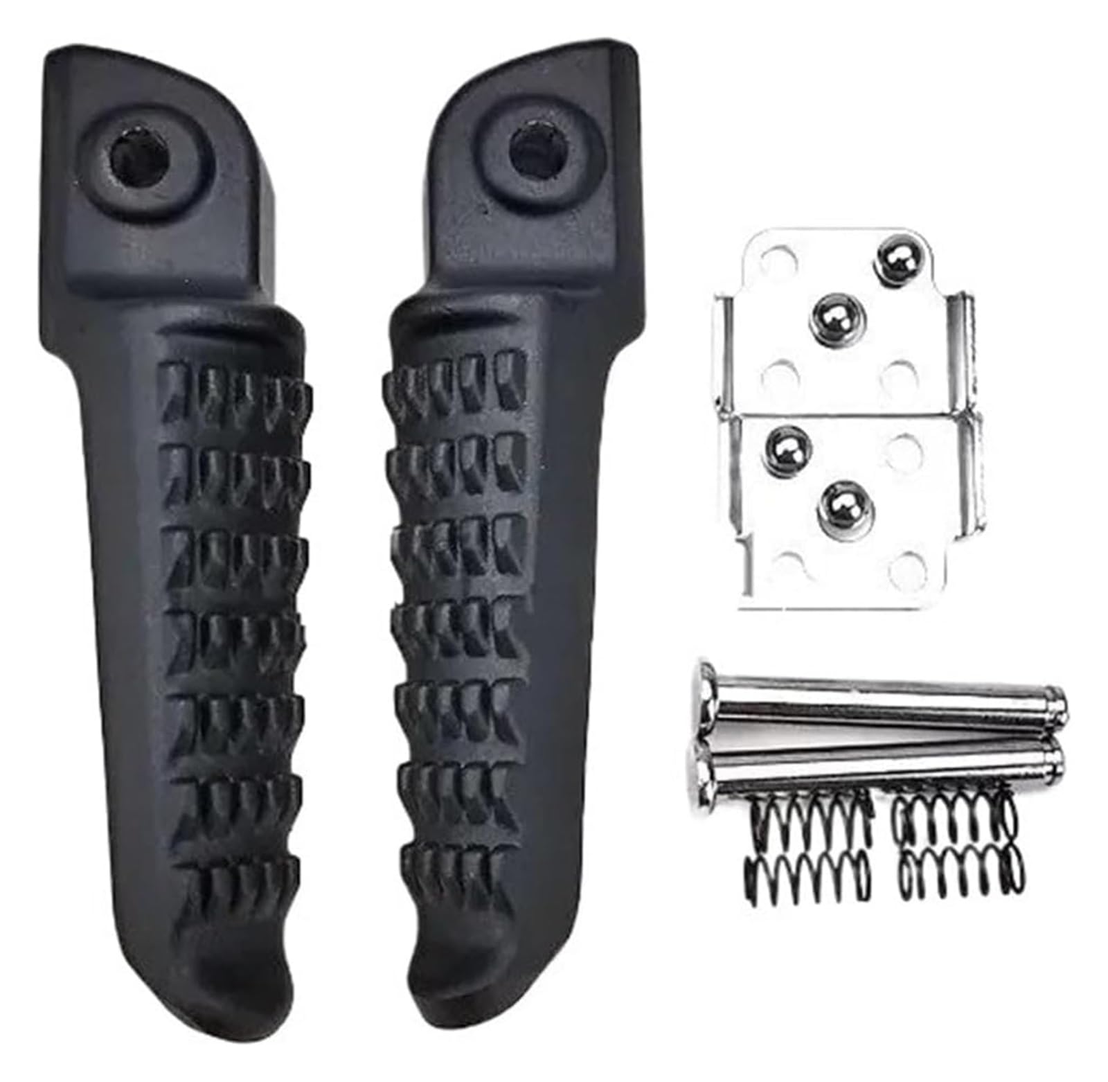 Motorrad Ruhepedal Für Kawasaki Für Z750 Für Z1000 Für ER6F Für ER6N Für ZX6R Für ZX9R Für ZX10R Motorrad Vorne Hinten Fußstützen Motorrad Anti Rutsch Fußpedal von YADLIUASA