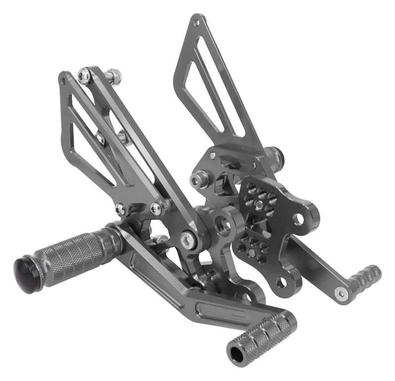 Motorrad Ruhepedal Für Kawasaki Für ZX-14R Für ABS 2012-2017 Motorrad CNC Einstellbare Fußrasten Fuß Pedale Rest Rearset Motorrad Anti Rutsch Fußpedal von YADLIUASA
