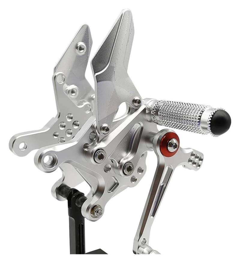 Motorrad Ruhepedal Für Kawasaki Für ZX4R 2023 Für Ninja Für ZX25R Für ZX-25R 2020 2021 2022 Motorrad Verstellbare Fußstütze Hinten Set Fußrastenanlage Fußrasten Motorrad Anti Rutsch Fußpedal von YADLIUASA