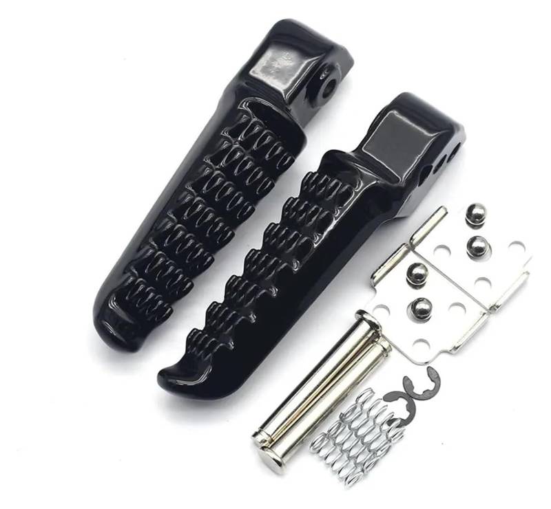 Motorrad Ruhepedal Für Kawasaki Für ZX6R 2003 2004 2005 2006 2007 2008 2009 2010 2011 Motorrad Vorne Hinten Fußstützen Motorrad Anti Rutsch Fußpedal von YADLIUASA