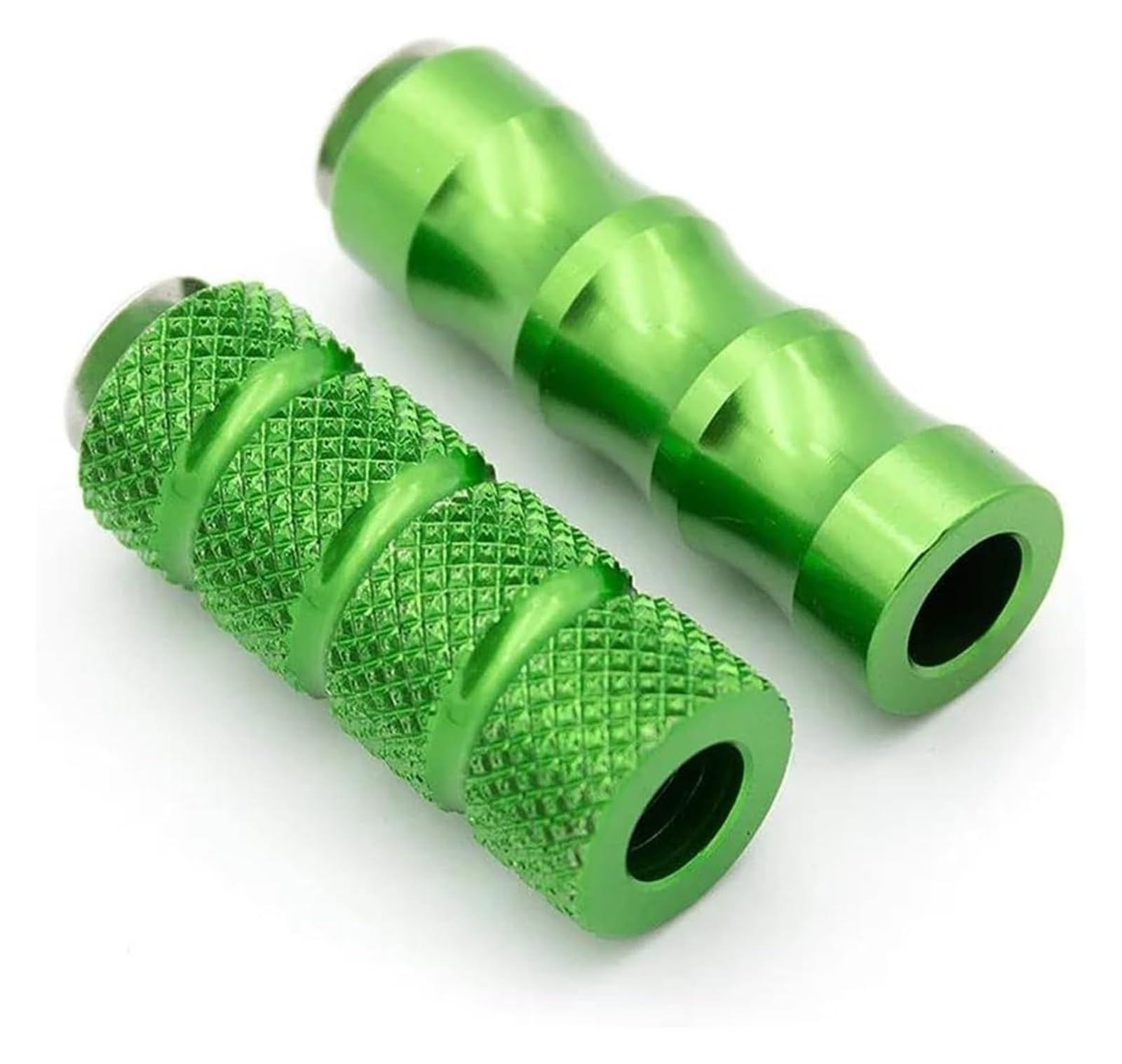 Motorrad Ruhepedal Für Kawasaki Für ZX6R Für ZX10 Für ZX9R Für Z1000 Für Ninja 6mm Motorrad Fußstütze Rearset Getriebe Schalthebel Motorrad Anti Rutsch Fußpedal(Green) von YADLIUASA