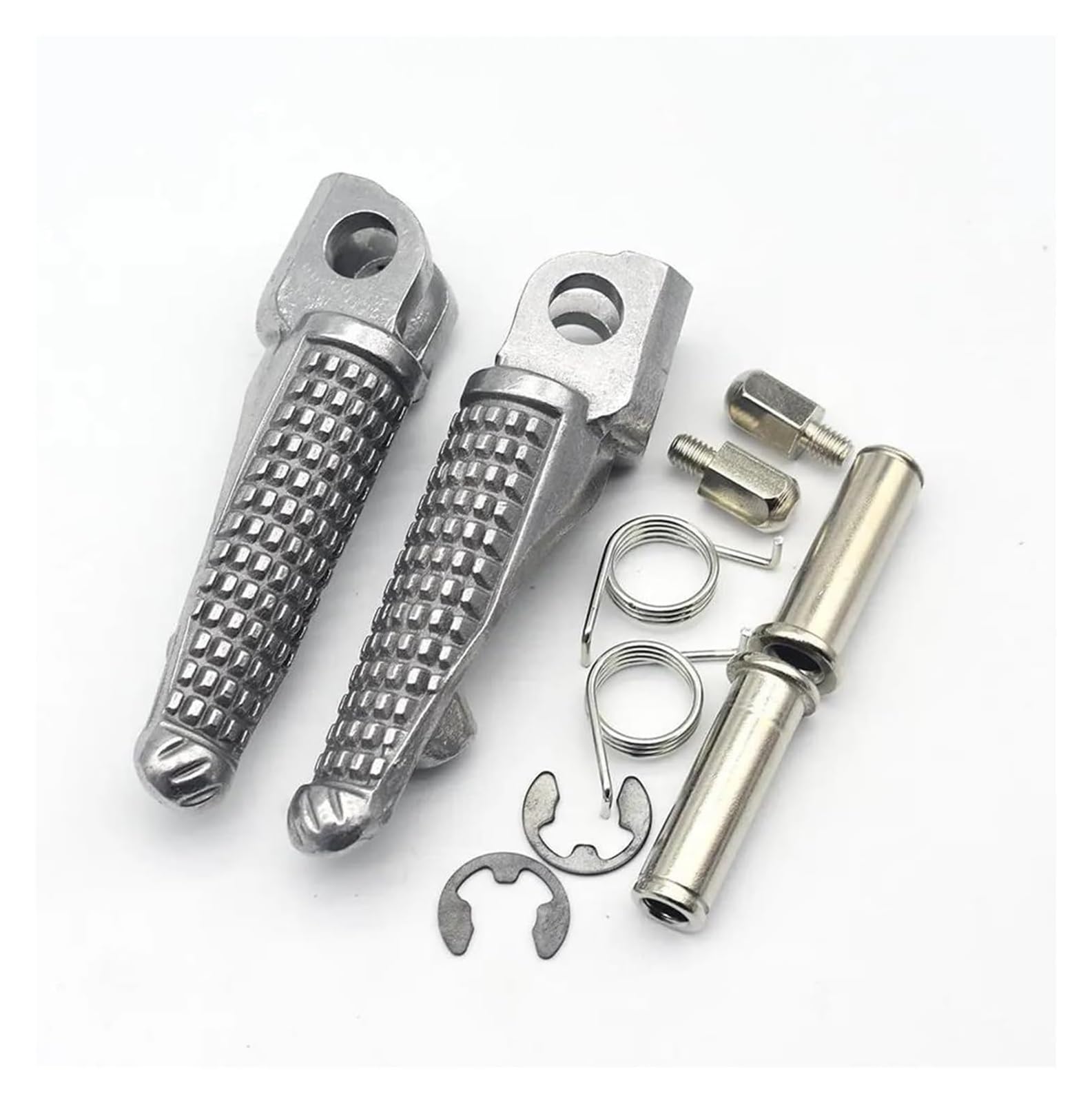 Motorrad Ruhepedal Für Kawasaki Für ZX6R Für ZX636 Für ZX9R Für ZX10R Für ZX14 Für Z750 Für Z1000 Motorrad Vorne Hinten Fußstützen Motorrad Anti Rutsch Fußpedal von YADLIUASA