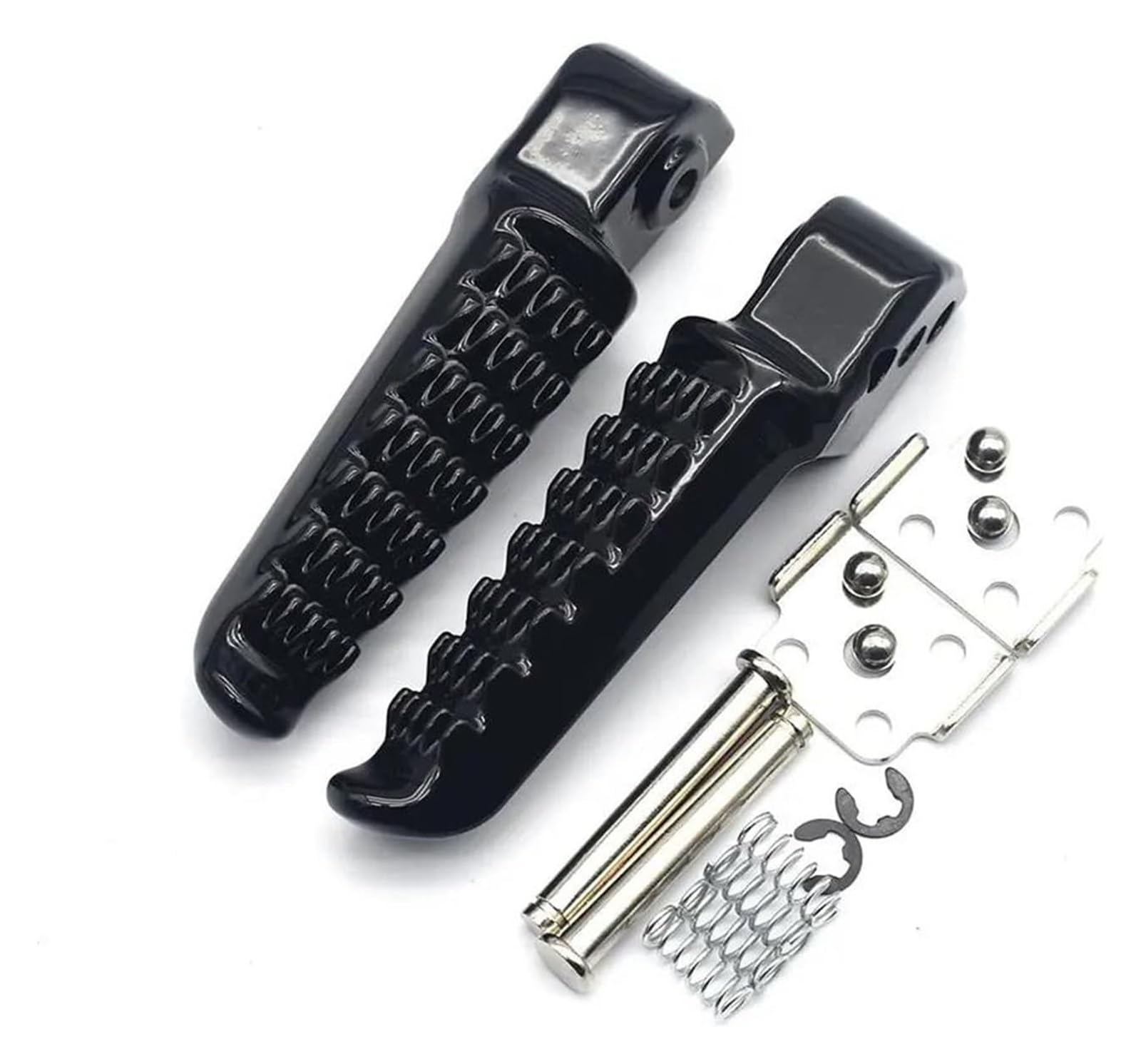 Motorrad Ruhepedal Für Kawasaki Für ZX6R Für ZX636 Für ZX9R Für ZX10R Für ZX14 Für Z750 Für Z1000 Motorrad Vorne Hinten Fußstützen Motorrad Anti Rutsch Fußpedal von YADLIUASA