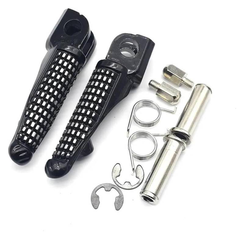 Motorrad Ruhepedal Für Kawasaki Für ZX6R Für ZX636 Für ZX9R Für ZX10R Für ZX14 Für Z750 Motorrad Vorne Hinten Fußstützen Motorrad Anti Rutsch Fußpedal von YADLIUASA