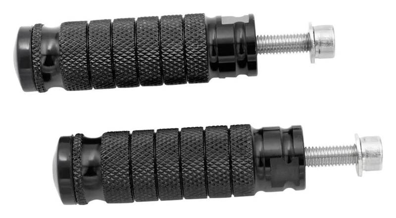 Motorrad Ruhepedal Für Kawasaki Motorrad Fußrastenanlage Motorrad Anti Rutsch Fußpedal(Black) von YADLIUASA