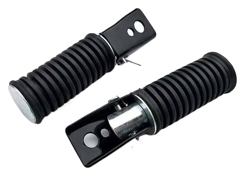 Motorrad Ruhepedal Für Suzuki Für GS125 Für GN125 Motorrad Vorne Hinten Fußstützen Fußrasten Motocross Pedale Motorrad Anti Rutsch Fußpedal von YADLIUASA