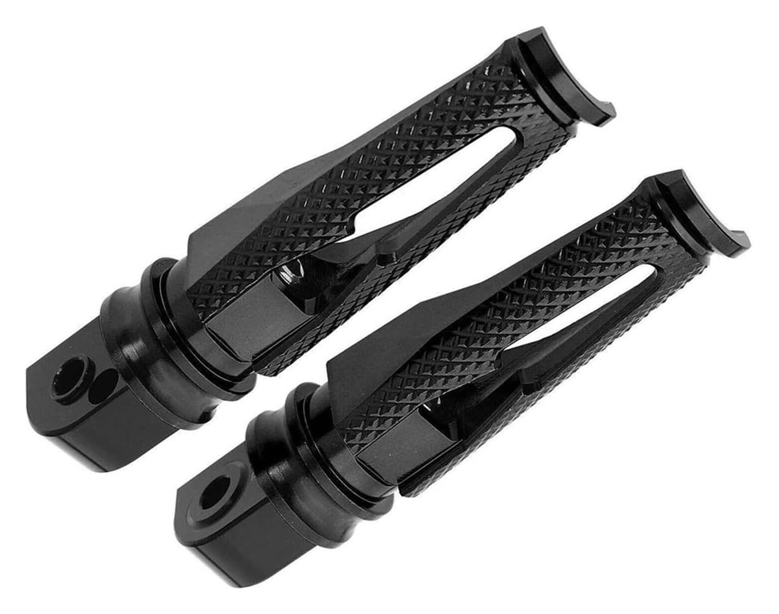 Motorrad Ruhepedal Für YZF Für R1 Für R6 Für R1M Für R1S Motorrad Hinterfußstützen Motorrad Anti Rutsch Fußpedal(Black) von YADLIUASA