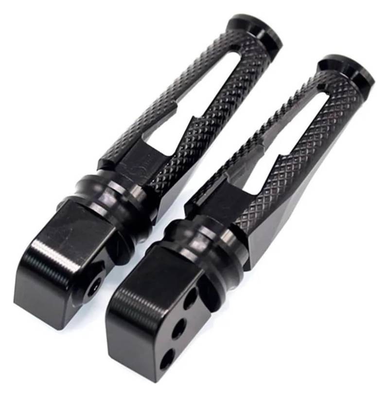 Motorrad Ruhepedal Für YZF-R3 Für YZF-R25 Für YZF-R15 Für YZFR3 Für YZFR25 Für YZF R15 R3 R25 Motorrad-Beifahrerfußstützen Hintere Fußrasten Pedal Motorrad Anti Rutsch Fußpedal(Black) von YADLIUASA