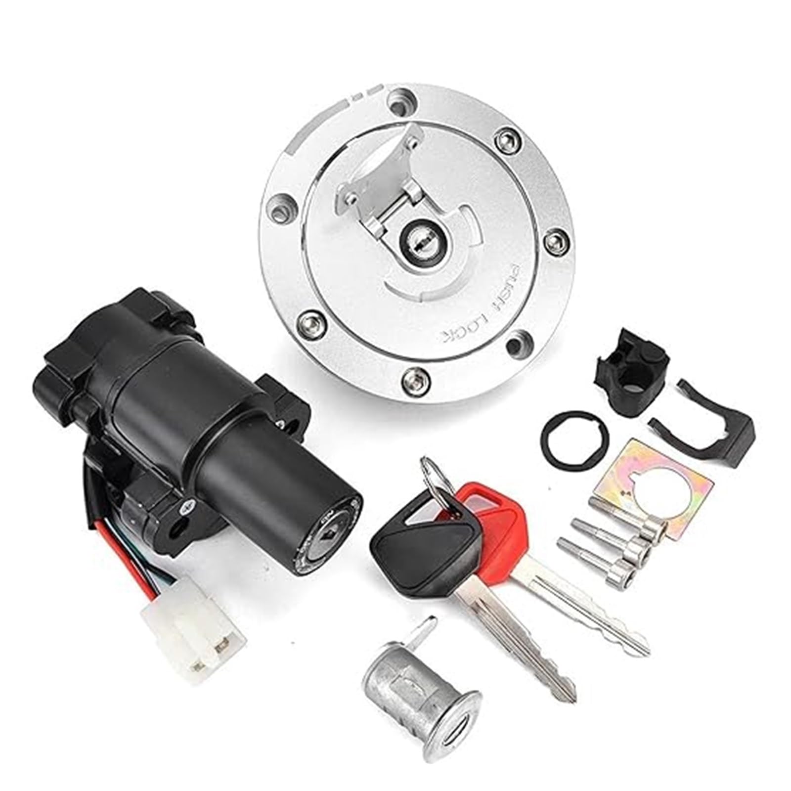 Motorrad Zündschloss Für CB900 CB919 Für CBF500 Für CBF600 Für CBF1000 2002-2010 Tankdeckel Zündschalter Tankdeckel Zündschalter Motorrad Zündschloss Für CB900 CB919 Für CBF500 Für CBF600 Für CBF1000 2002-2010 Tankdeckel Zündschalter Tankdeckel Zündschalter von YADLIUASA