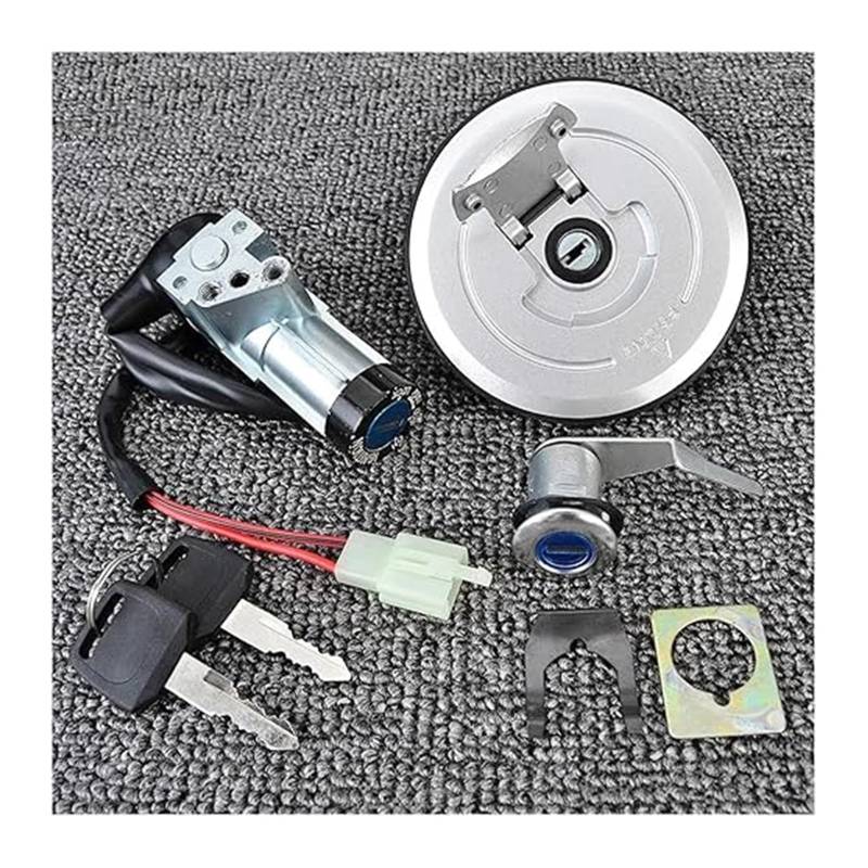 Motorrad Zündschloss Für CBF125 2009-2013 Motorrad Zündschloss Tankdeckel Sitzschloss Set Schlüssel OEM:35010-KWF-950 Tankdeckel Zündschalter von YADLIUASA