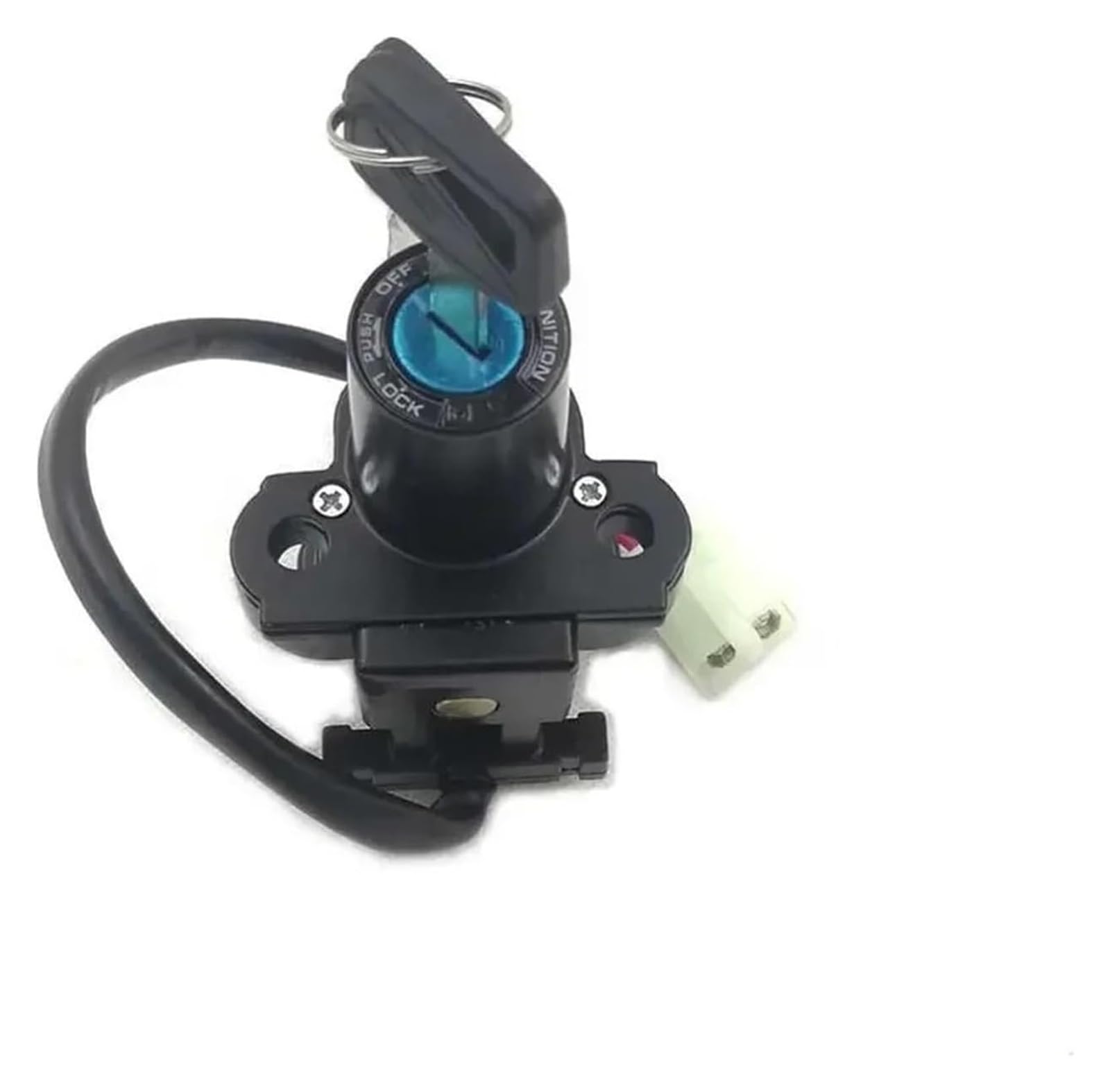 Motorrad Zündschloss Für CBR1000R Für CBR1000RR 2004-2007 Zündschloss Tankdeckel Abdeckung Sitzschloss Set Schlüssel Tankdeckel Zündschalter(Ignition Switch) von YADLIUASA