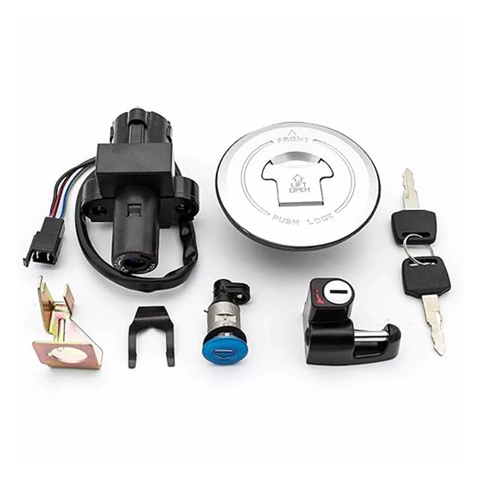 Motorrad Zündschloss Für CBR250 Für VTR250 1998-2007 Motorrad Kraftstoff Gas Kappe Sitz Schloss Zündung Schalter Schlüssel Tankdeckel Zündschalter Motorrad Zündschloss Für CBR250 Für VTR250 1998-2007 Motorrad Kraftstoff Gas Kappe Sitz Schloss Zündung Schalter Schlüssel Tankdeckel Zündschalter von YADLIUASA