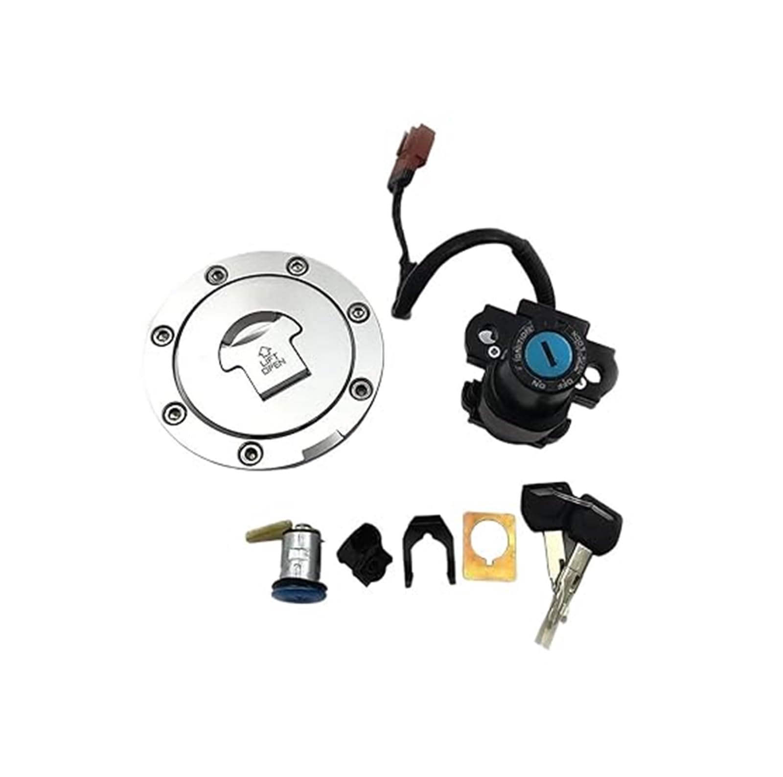 Motorrad Zündschloss Für CBR600RR 2007-2014 Für CBR1000RR 2008-2014 Motorrad Zündschloss Key Lock Gas Kraftstoff Benzin Tankdeckel Abdeckung Tankdeckel Zündschalter Motorrad Zündschloss Für CBR600RR 2007-2014 Für CBR1000RR 2008-2014 Motorrad Zündschloss Key Lock Gas Kraftstoff Benzin Tankdeckel Abdeckung Tankdeckel Zündschalter von YADLIUASA