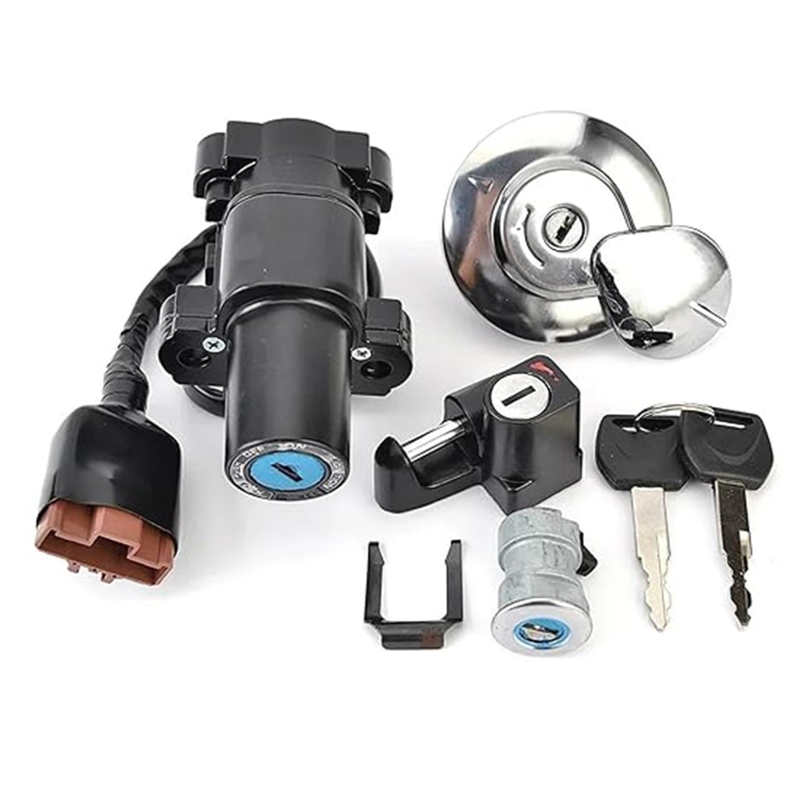 Motorrad Zündschloss Für CRF250 Für CRF250L Für CRF250M 2013-2020 Tankdeckel Zündschalter Sitzschloss Mit Schlüsselsatz Tankdeckel Zündschalter Motorrad Zündschloss Für CRF250 Für CRF250L Für CRF250M 2013-2020 Tankdeckel Zündschalter Sitzschloss Mit Schlüsselsatz Tankdeckel Zündschalter von YADLIUASA