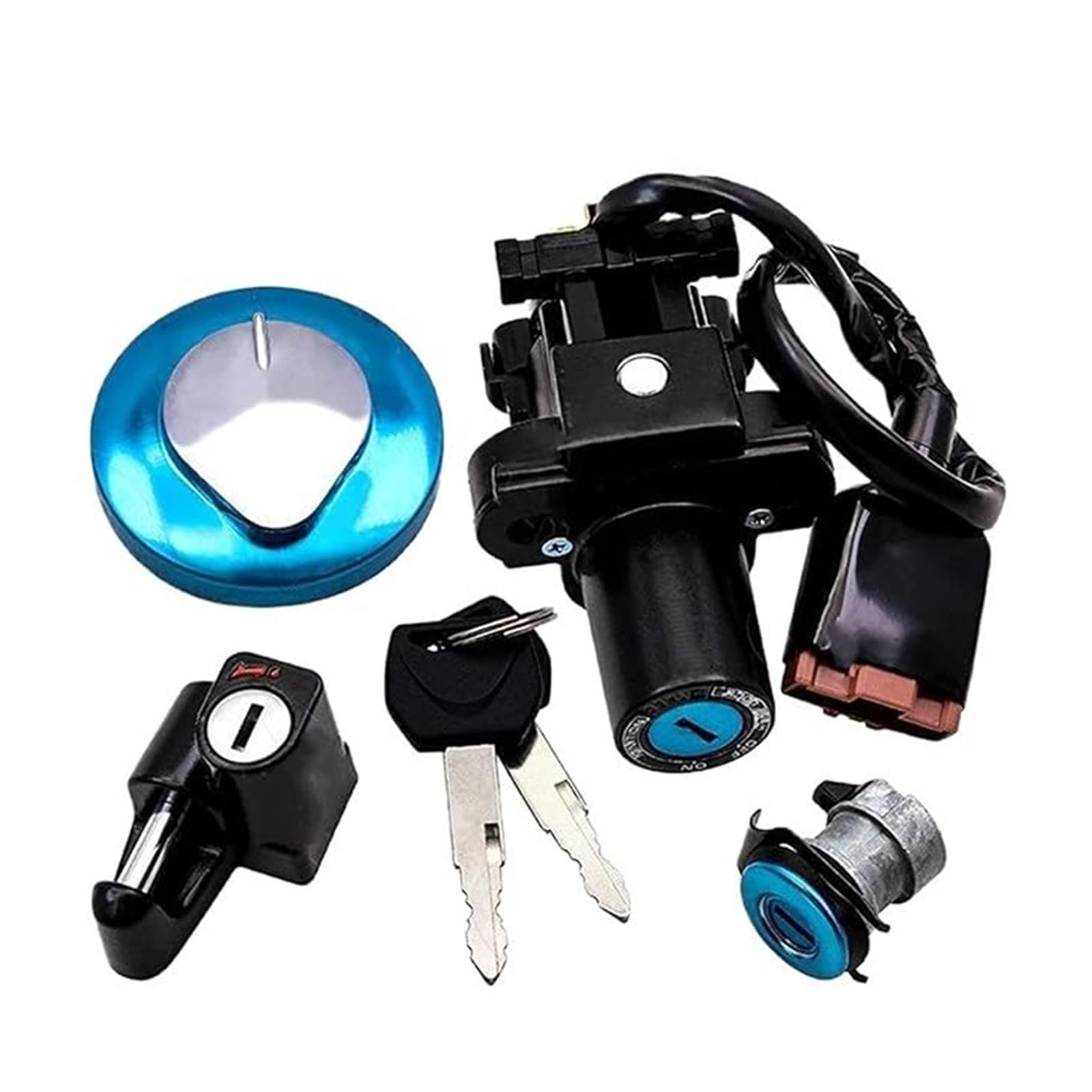 Motorrad Zündschloss Für CRF250 Für CRF250M Für CRF250L 2013-2020 Motorrad Tankdeckel Schloss Zündschloss Kit Set Schlüssel Tankdeckel Zündschalter Motorrad Zündschloss Für CRF250 Für CRF250M Für CRF250L 2013-2020 Motorrad Tankdeckel Schloss Zündschloss Kit Set Schlüssel Tankdeckel Zündschalter von YADLIUASA