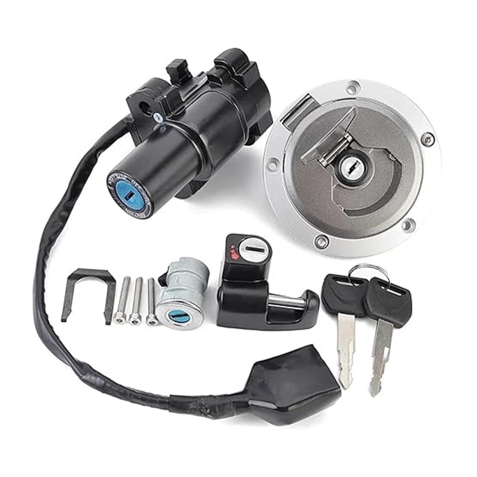 Motorrad Zündschloss Für CRF250 Für CRF250RL Für Rally 2017 2018 2019 2020 Kraftstoff Tank Kappe Zündung Schalter Sitz Schloss Mit Schlüssel Kit Tankdeckel Zündschalter Motorrad Zündschloss Für CRF250 Für CRF250RL Für Rally 2017 2018 2019 2020 Kraftstoff Tank Kappe Zündung Schalter Sitz Schloss Mit Schlüssel Kit Tankdeckel Zündschalter von YADLIUASA