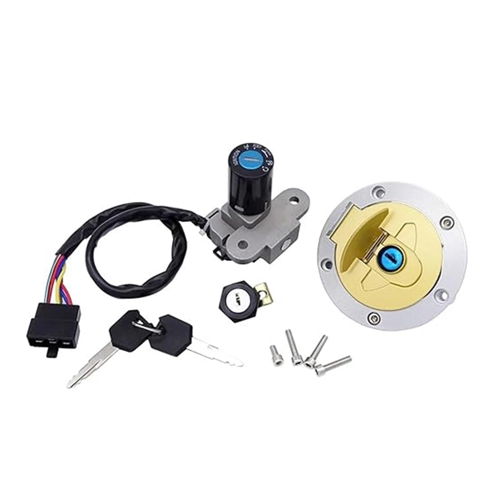 Motorrad Zündschloss Für Ducati ST4 ST2 Für Cagiva Für Monster 620 900 750 916 996 998 748 1996-2003 6 Drähte Motorrad Zündschloss Sperrschlüssel Tankdeckel Zündschalter Motorrad Zündschloss Für Ducati ST4 ST2 Für Cagiva Für Monster 620 900 750 916 996 998 748 1996-2003 6 Drähte Motorrad Zündschloss Sperrschlüssel Tankdeckel Zündschalter von YADLIUASA