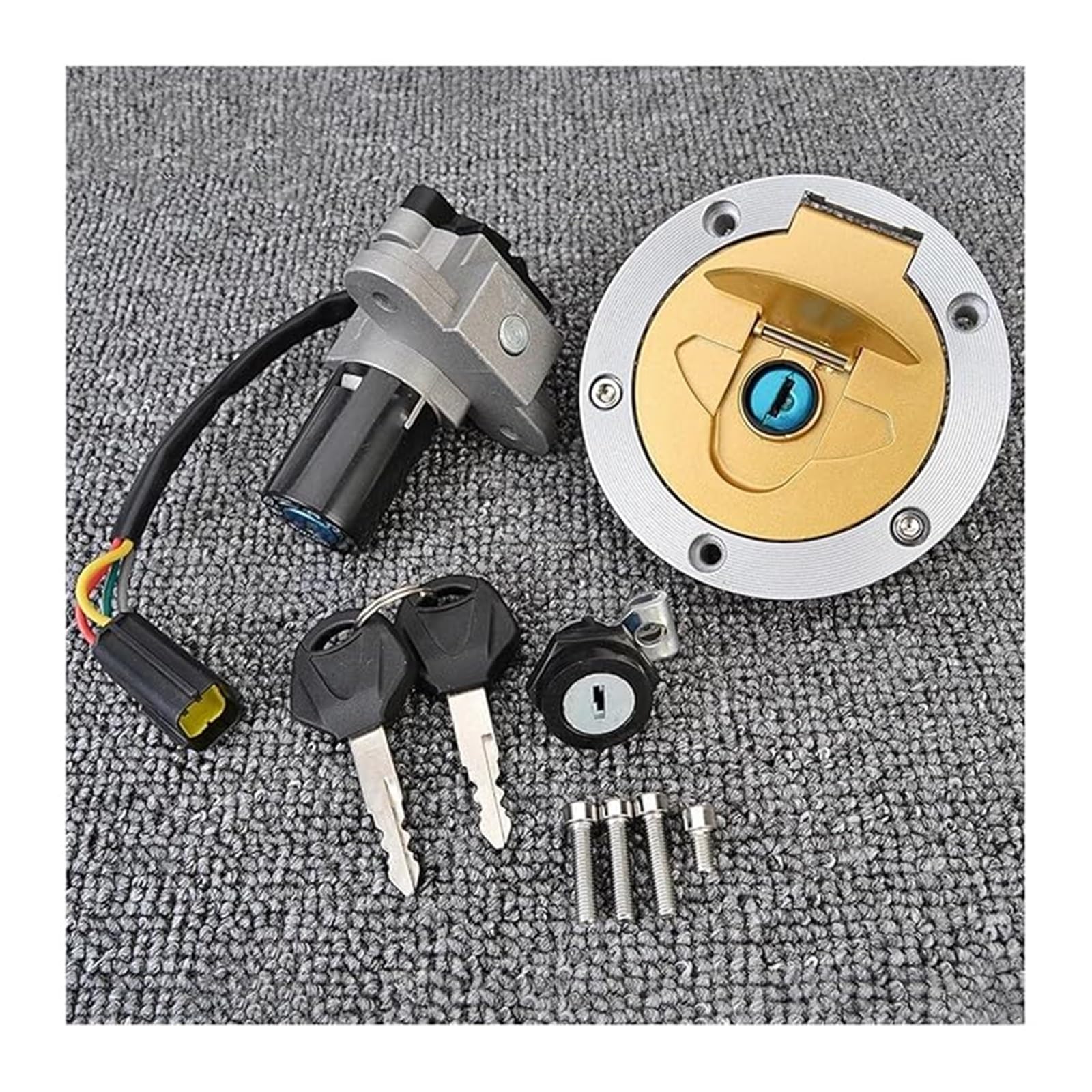 Motorrad Zündschloss Für Ducati ST4S ST3 848 1098 1198 1198S 2002-2014 Motorräder Zündschloss Tankdeckel Sitz Key Lock Set Tankdeckel Zündschalter Motorrad Zündschloss Für Ducati ST4S ST3 848 1098 1198 1198S 2002-2014 Motorräder Zündschloss Tankdeckel Sitz Key Lock Set Tankdeckel Zündschalter von YADLIUASA