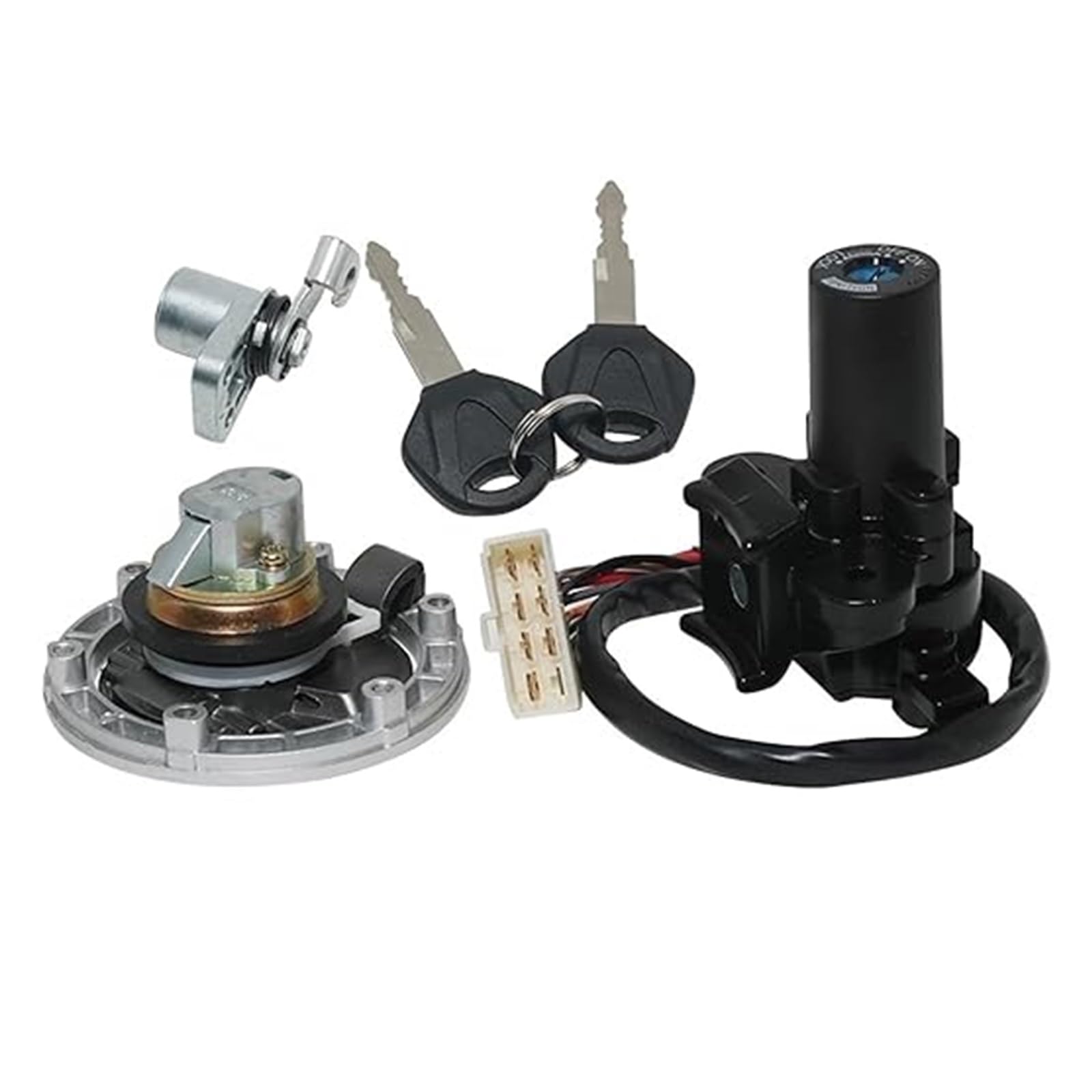 Motorrad Zündschloss Für K&awasaki Für BR250 Für Z250SL Für BX250 Für Ninja 250SL 2014-2016 Motorrad Zündschlüsselschalter Tankdeckel Sitzschloss Kit Tankdeckel Zündschalter Motorrad Zündschloss Für K&awasaki Für BR250 Für Z250SL Für BX250 Für Ninja 250SL 2014-2016 Motorrad Zündschlüsselschalter Tankdeckel Sitzschloss Kit Tankdeckel Zündschalter von YADLIUASA
