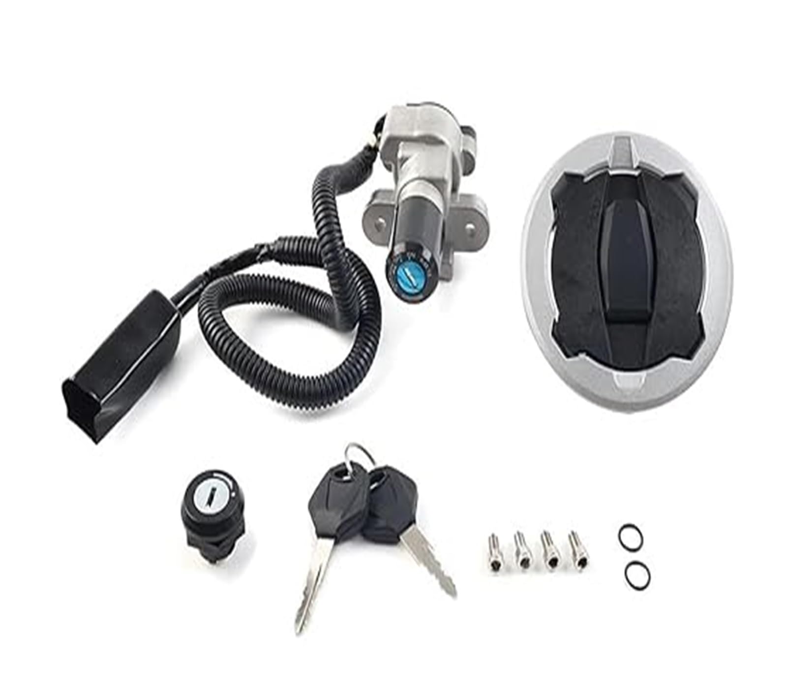 Motorrad Zündschloss Für K&awasaki Für KLX230 Für KLX 230 2020 Motorrad Kraftstoff Gas Kappe Zündung Schalter Sitz Lock Set Schlüssel Tankdeckel Zündschalter Motorrad Zündschloss Für K&awasaki Für KLX230 Für KLX 230 2020 Motorrad Kraftstoff Gas Kappe Zündung Schalter Sitz Lock Set Schlüssel Tankdeckel Zündschalter von YADLIUASA