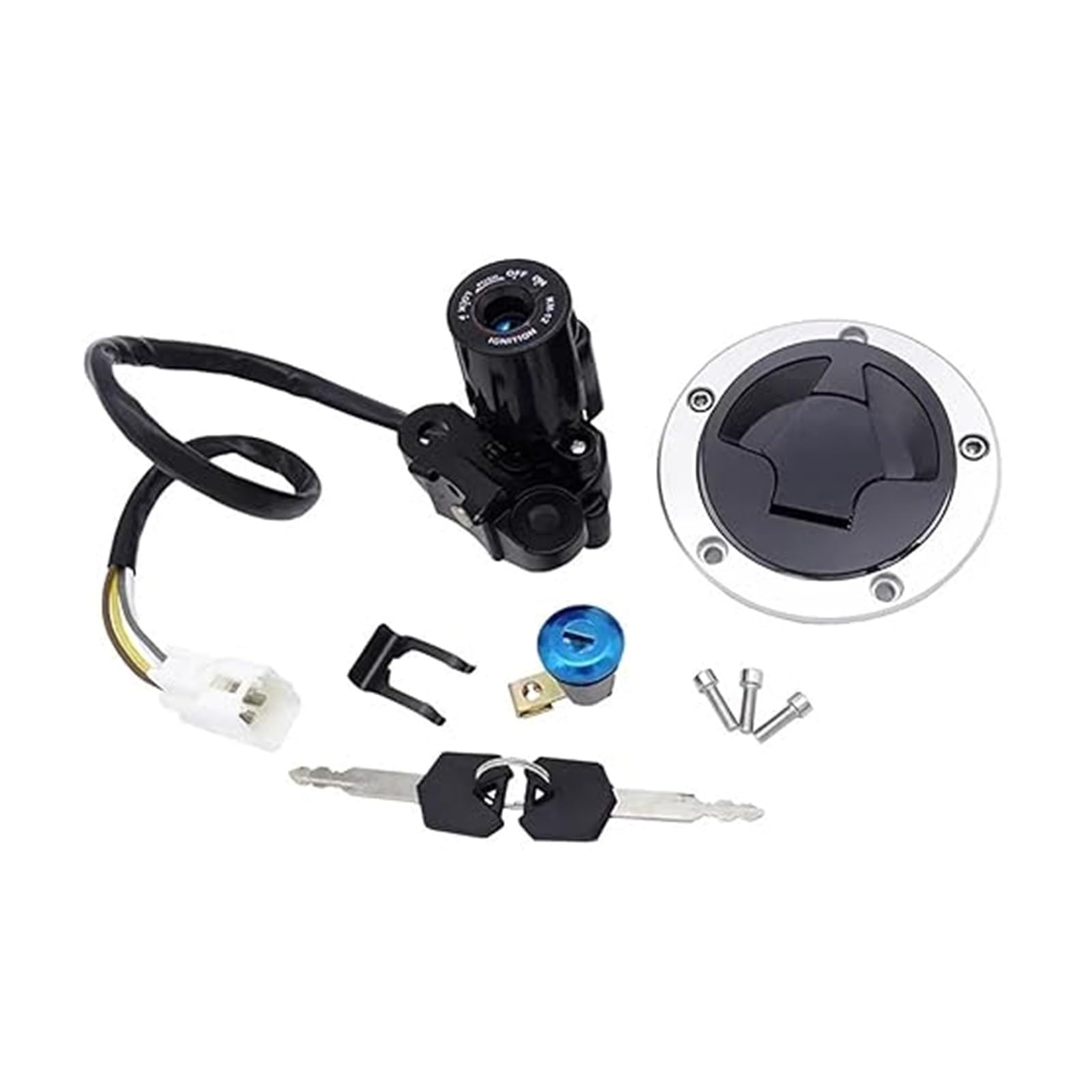 Motorrad Zündschloss Für K&awasaki Für Z1000 2010-2016 Motorrad Zündung Start Schalter Schloss Tankdeckel Abdeckung Helm Sitz Mit 2 Schlüssel Kit Tankdeckel Zündschalter Motorrad Zündschloss Für K&awasaki Für Z1000 2010-2016 Motorrad Zündung Start Schalter Schloss Tankdeckel Abdeckung Helm Sitz Mit 2 Schlüssel Kit Tankdeckel Zündschalter von YADLIUASA