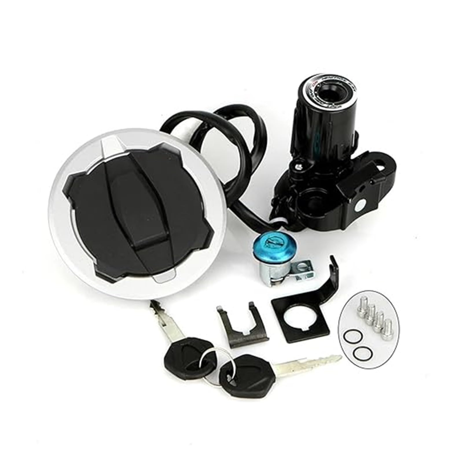 Motorrad Zündschloss Für K&awasaki Für Z800 Für Z900 Für Z900RS Für Ninja 2017-2023 Motorrad Zündschalter Tankdeckel Abdeckung Sitzschlösser Kit Tankdeckel Zündschalter Motorrad Zündschloss Für K&awasaki Für Z800 Für Z900 Für Z900RS Für Ninja 2017-2023 Motorrad Zündschalter Tankdeckel Abdeckung Sitzschlösser Kit Tankdeckel Zündschalter von YADLIUASA