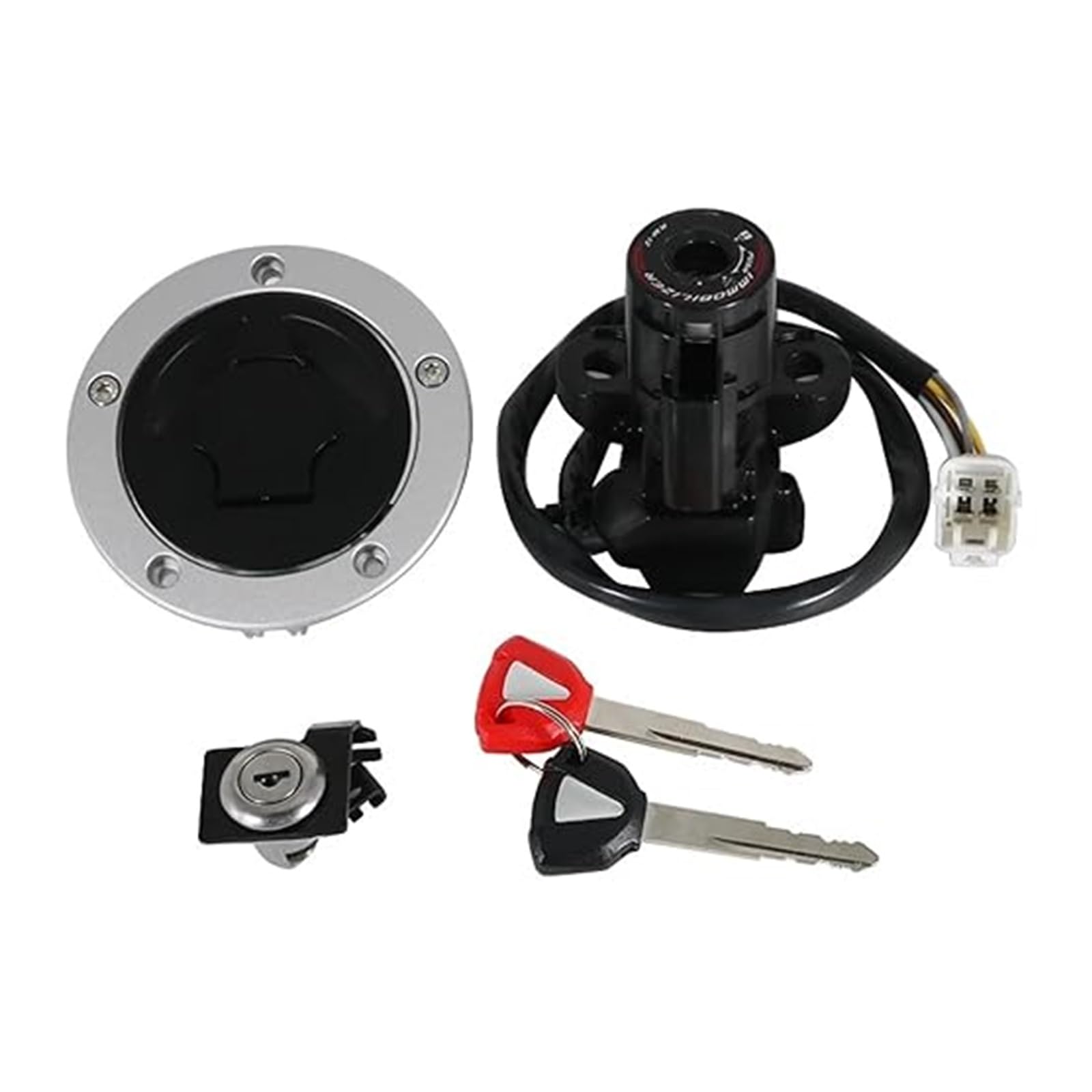 Motorrad Zündschloss Für K&awasaki Für ZX1000 Für Ninja Für ZX10R 2011-2012 Motorrad Zündschloss Sperrschlüssel Kit Tankdeckel Zündschalter Motorrad Zündschloss Für K&awasaki Für ZX1000 Für Ninja Für ZX10R 2011-2012 Motorrad Zündschloss Sperrschlüssel Kit Tankdeckel Zündschalter von YADLIUASA