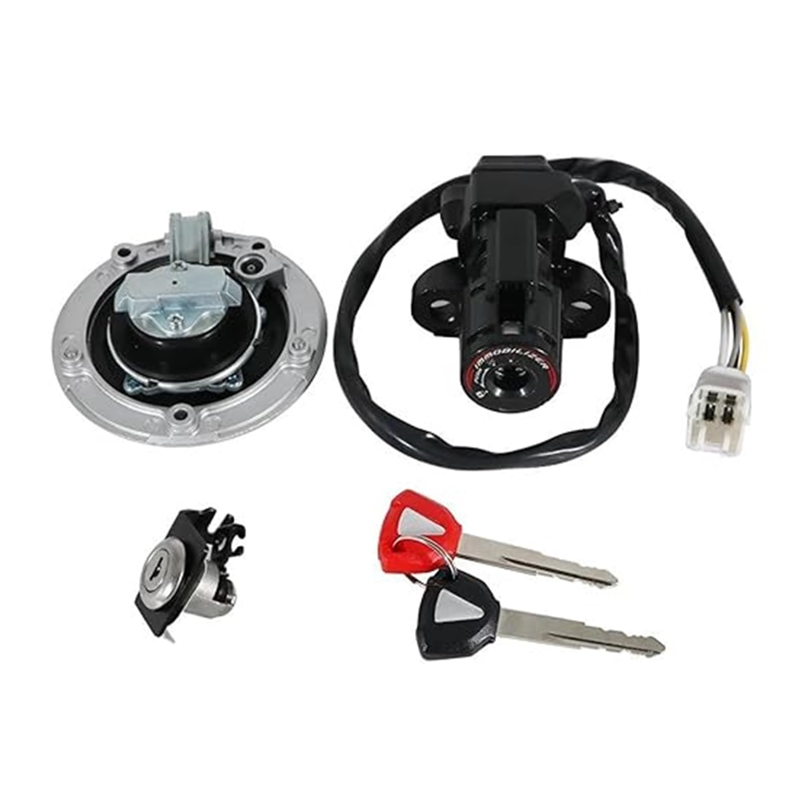 Motorrad Zündschloss Für K&awasaki Für ZX1000 Für Z1000SX 2011-2016 Motorrad Zündschlüsselschalter Tankdeckel Sitzschloss Kit Tankdeckel Zündschalter Motorrad Zündschloss Für K&awasaki Für ZX1000 Für Z1000SX 2011-2016 Motorrad Zündschlüsselschalter Tankdeckel Sitzschloss Kit Tankdeckel Zündschalter von YADLIUASA