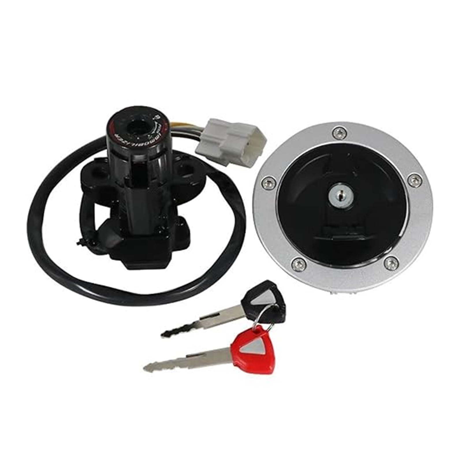 Motorrad Zündschloss Für K&awasaki ZX1400 ER650 ER6N EX650 EX400 ER6F 2012-2017 Kraftstoff Gas Zündschloss Schloss Mit Schlüssel Kit Tankdeckel Zündschalter Motorrad Zündschloss Für K&awasaki ZX1400 ER650 ER6N EX650 EX400 ER6F 2012-2017 Kraftstoff Gas Zündschloss Schloss Mit Schlüssel Kit Tankdeckel Zündschalter von YADLIUASA