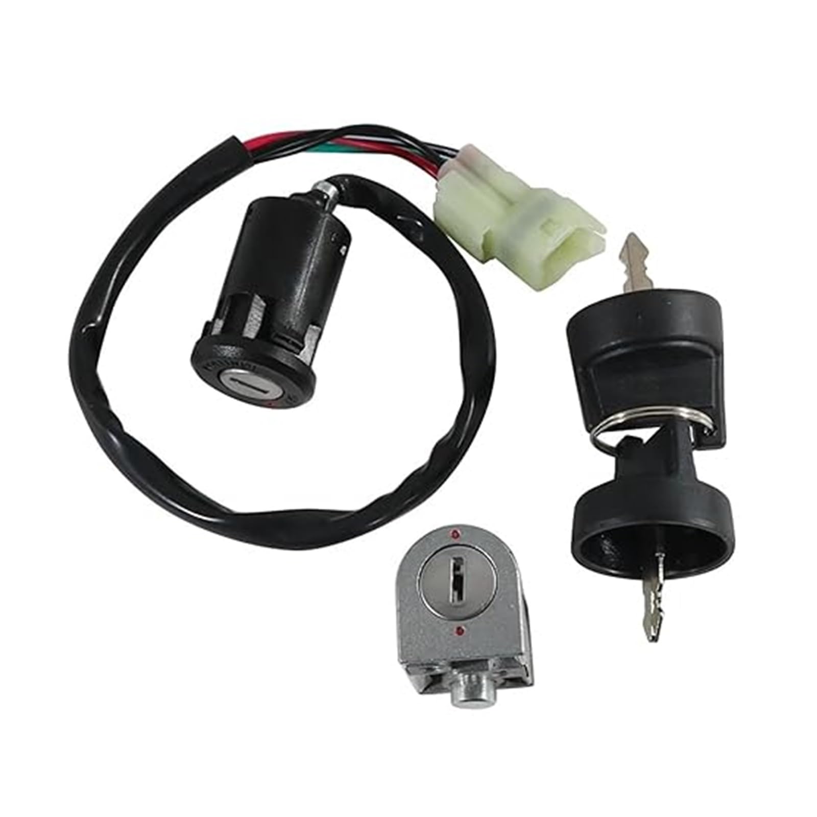 Motorrad Zündschloss Für Kymco ATV Für KXR 50 90 250 Für Maxxer 2004-2020 Kraftstoff Gas Zündschloss Schloss Mit Schlüssel Kit 35010-LBA7-E00 Tankdeckel Zündschalter Motorrad Zündschloss Für Kymco ATV Für KXR 50 90 250 Für Maxxer 2004-2020 Kraftstoff Gas Zündschloss Schloss Mit Schlüssel Kit 35010-LBA7-E00 Tankdeckel Zündschalter von YADLIUASA