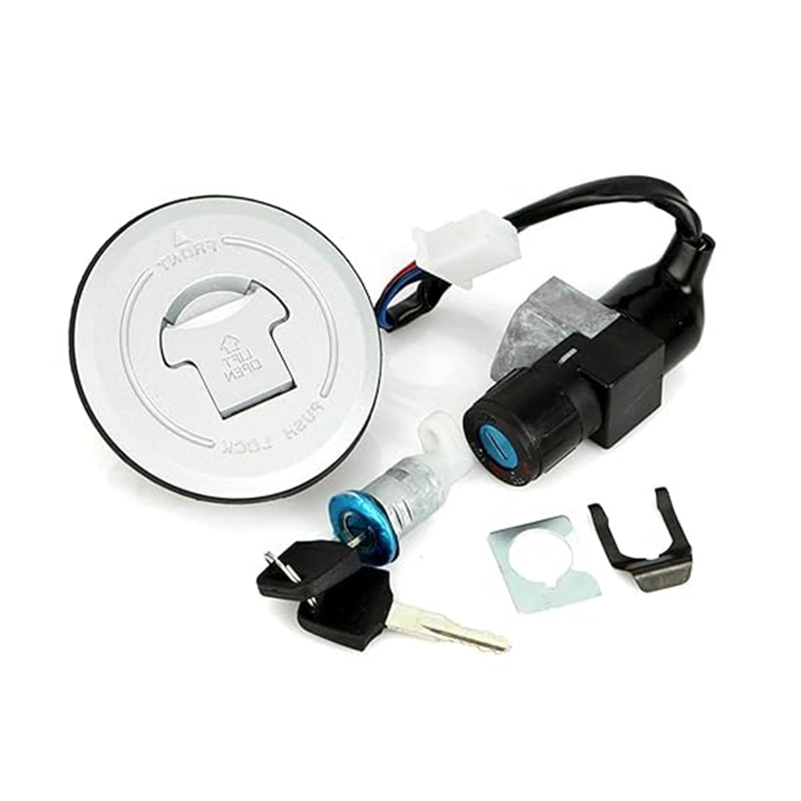 Motorrad Zündschloss Für MSX125 Für GROM125 AC 2014-2015 Motorrad Zündschlüssel Gas Kraftstoff Benzin Tankdeckel Abdeckung Sitzschloss 35010-K26-910 Tankdeckel Zündschalter Motorrad Zündschloss Für MSX125 Für GROM125 AC 2014-2015 Motorrad Zündschlüssel Gas Kraftstoff Benzin Tankdeckel Abdeckung Sitzschloss 35010-K26-910 Tankdeckel Zündschalter von YADLIUASA
