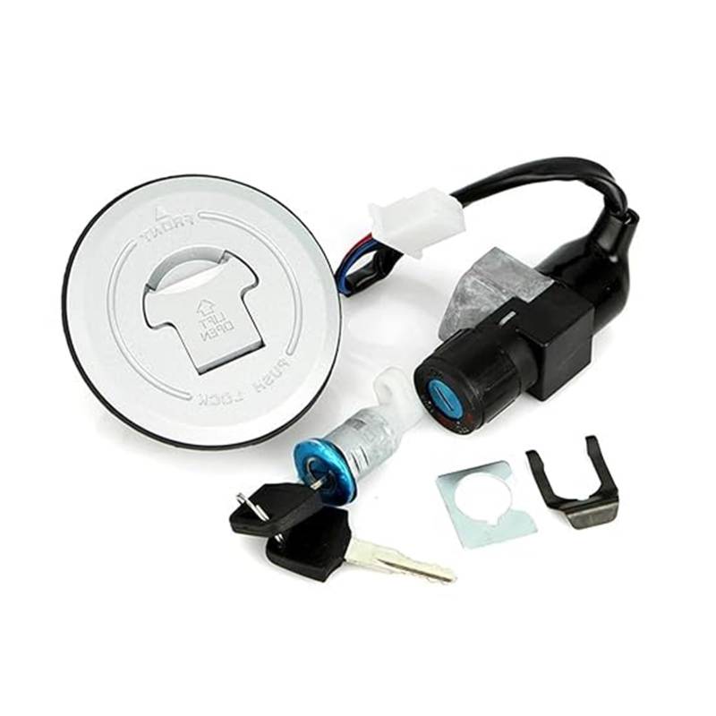 Motorrad Zündschloss Für MSX125 Für GROM125 AC 2014-2015 Motorrad Zündschlüssel Gas Kraftstoff Benzin Tankdeckel Abdeckung Sitzschloss 35010-K26-910 Tankdeckel Zündschalter von YADLIUASA