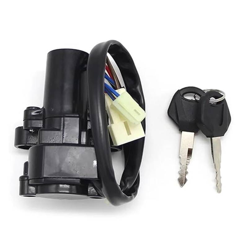 Motorrad Zündschloss Für MT01 Für MT03 Für YZF-R1 Für YZF-R6 FJ09 XJ6 FZ8 FZ10 Motorrad Zündschlüsselschalter Sperrsatz 36P-82501-00 Tankdeckel Zündschalter von YADLIUASA