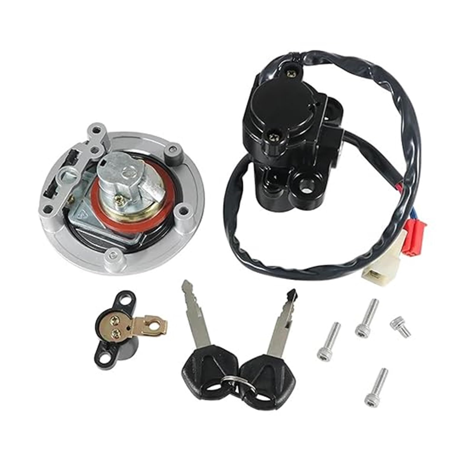 Motorrad Zündschloss Für MT03 Für YZF-R6 Für YZF-R1 XJ6 XT660 1998-2015 Motorrad Zündschlüsselschalter Tankdeckel Sitzschloss Kit Tankdeckel Zündschalter Motorrad Zündschloss Für MT03 Für YZF-R6 Für YZF-R1 XJ6 XT660 1998-2015 Motorrad Zündschlüsselschalter Tankdeckel Sitzschloss Kit Tankdeckel Zündschalter von YADLIUASA
