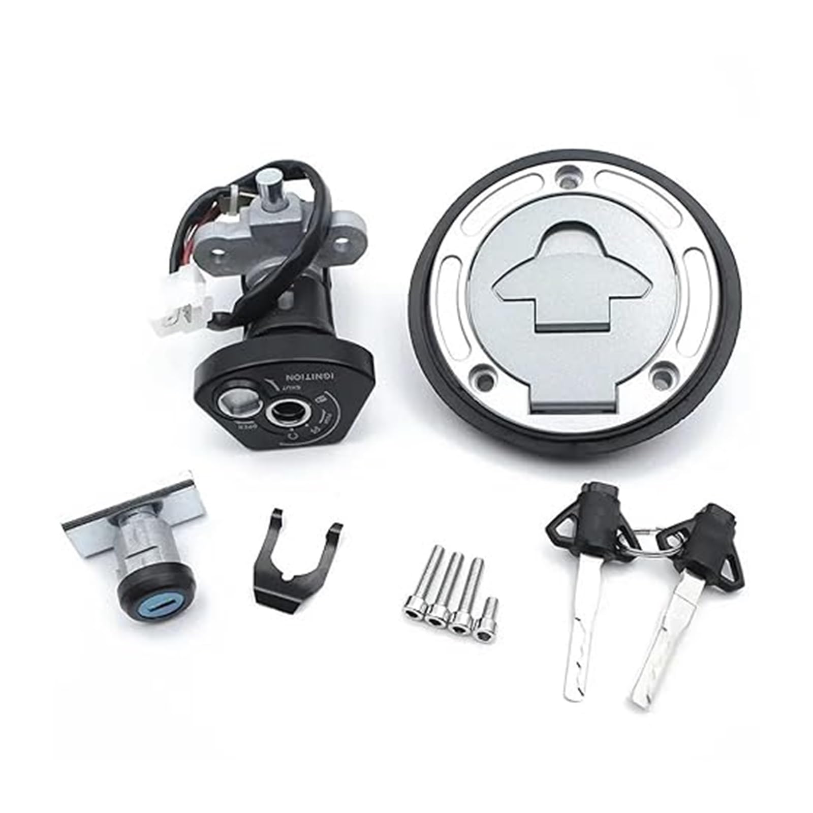 Motorrad Zündschloss Für MT15 Für R15 Für M-slaz V3 2015-2016 Motorrad Zündschalter Und Tankdeckel Schlossschlüssel Set Tankdeckel Zündschalter Motorrad Zündschloss Für MT15 Für R15 Für M-slaz V3 2015-2016 Motorrad Zündschalter Und Tankdeckel Schlossschlüssel Set Tankdeckel Zündschalter von YADLIUASA