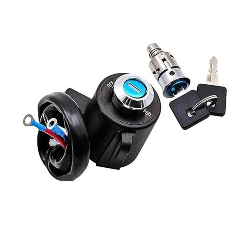 Motorrad Zündschloss Für Sportster 883 XL 883 1995-2003 Motorrad Zündschloss Schloss Kraftstoff Gas Kappe Abdeckung Lock Schlüssel Tankdeckel Zündschalter(Ignition Switch) von YADLIUASA