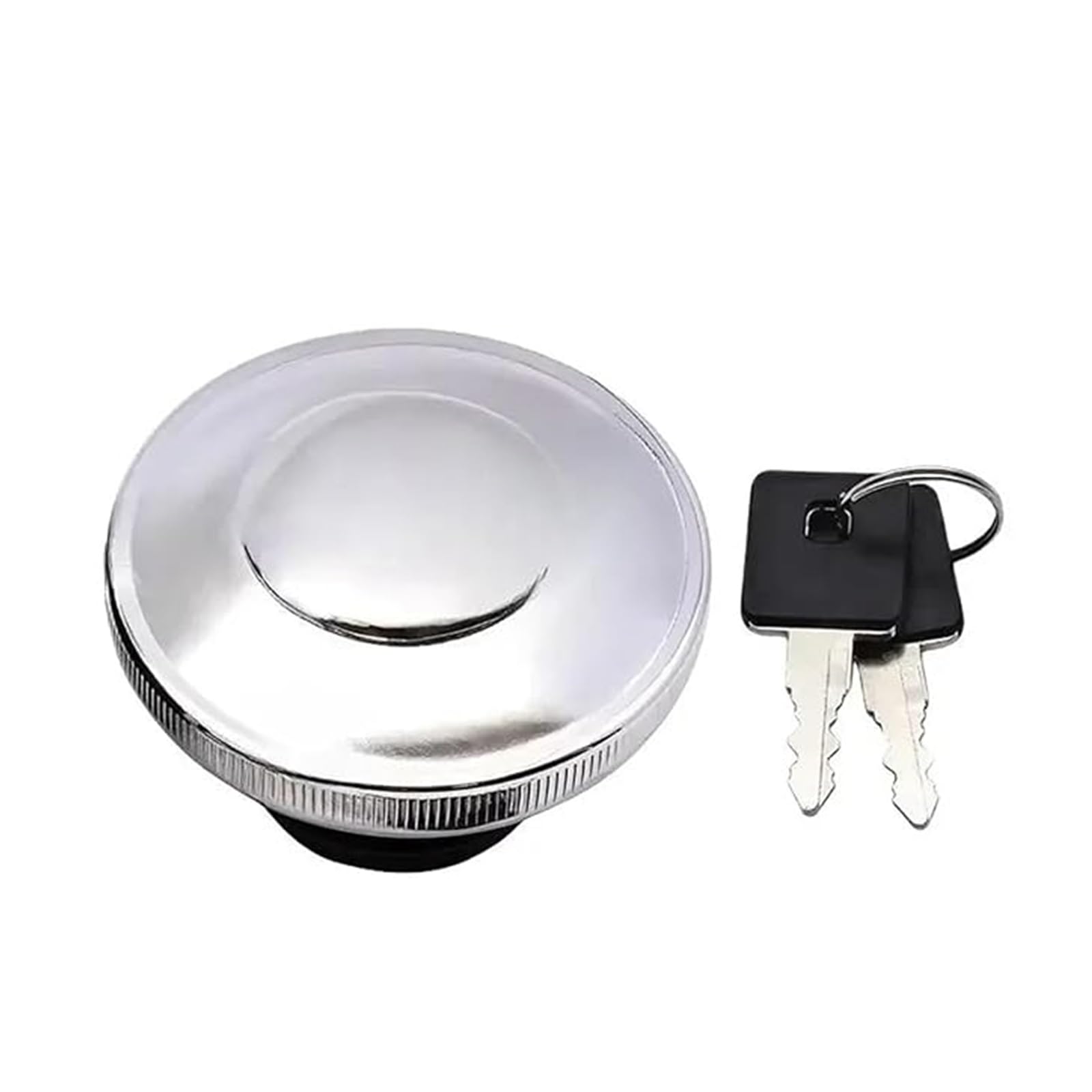 Motorrad Zündschloss Für Sportster 883 XL 883 1995-2003 Motorrad Zündschloss Sperren Kraftstoff Gas Kappe Abdeckung Tankdeckel Zündschalter(Fuel Cap Silver) von YADLIUASA