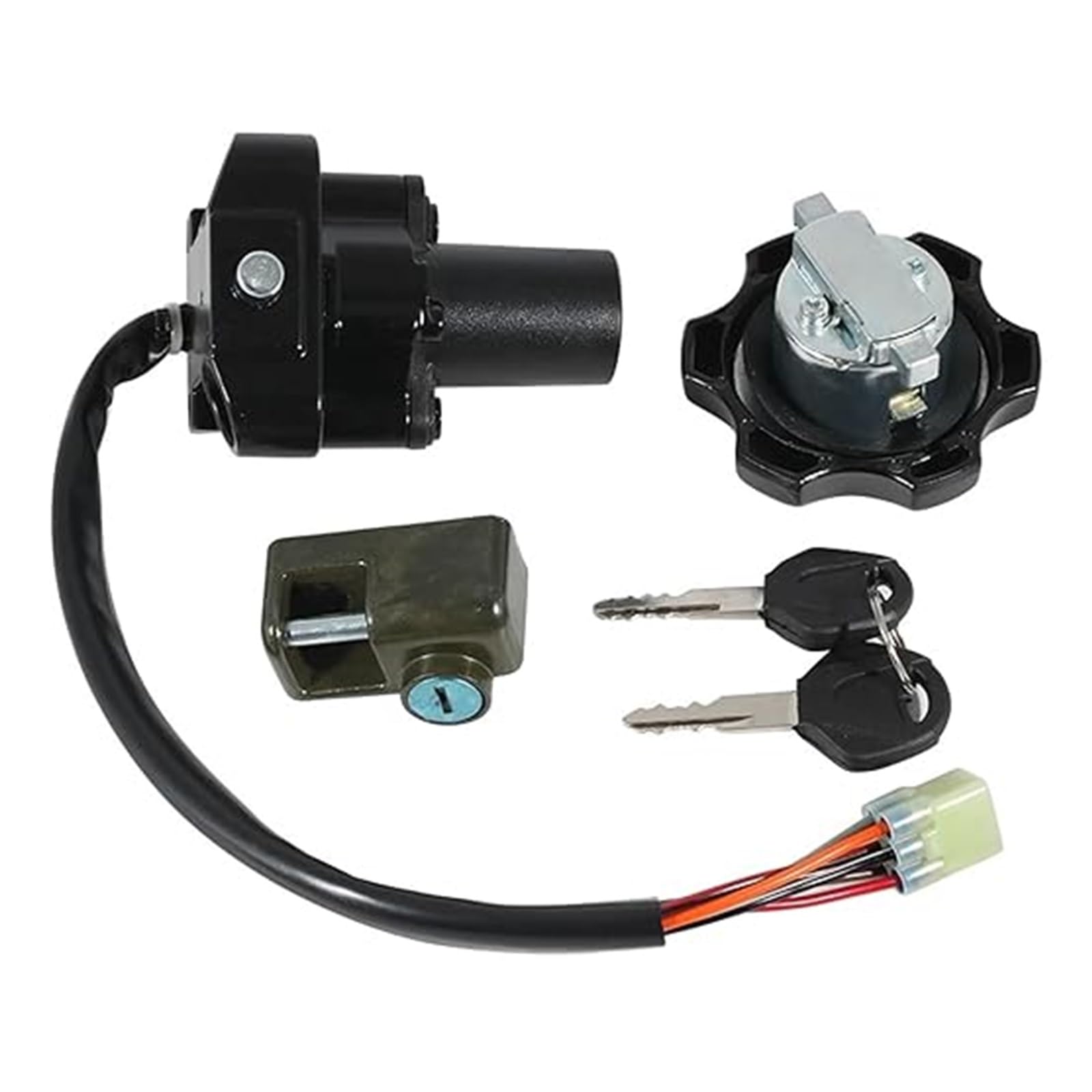 Motorrad Zündschloss Für Suzuki Für DR650 Für DR650SE 1996-2022 Motorrad Zündschloss Sitzschloss Schlüssel Tankdeckel Anzug 37000-04810 Tankdeckel Zündschalter Motorrad Zündschloss Für Suzuki Für DR650 Für DR650SE 1996-2022 Motorrad Zündschloss Sitzschloss Schlüssel Tankdeckel Anzug 37000-04810 Tankdeckel Zündschalter von YADLIUASA