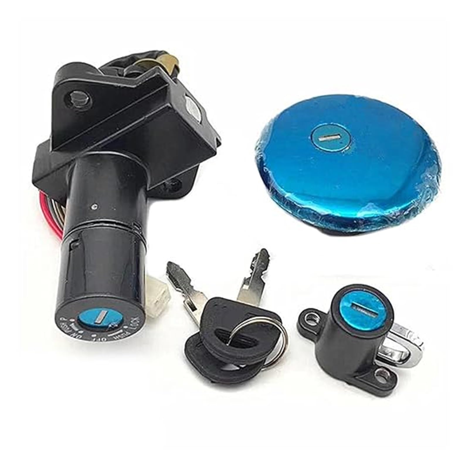 Motorrad Zündschloss Für Suzuki Für GN250 Motorrad Elektrische Zündung Schalter Kraftstoff Gas Kappe Abdeckung Sitz Key Lock Tankdeckel Zündschalter Motorrad Zündschloss Für Suzuki Für GN250 Motorrad Elektrische Zündung Schalter Kraftstoff Gas Kappe Abdeckung Sitz Key Lock Tankdeckel Zündschalter von YADLIUASA