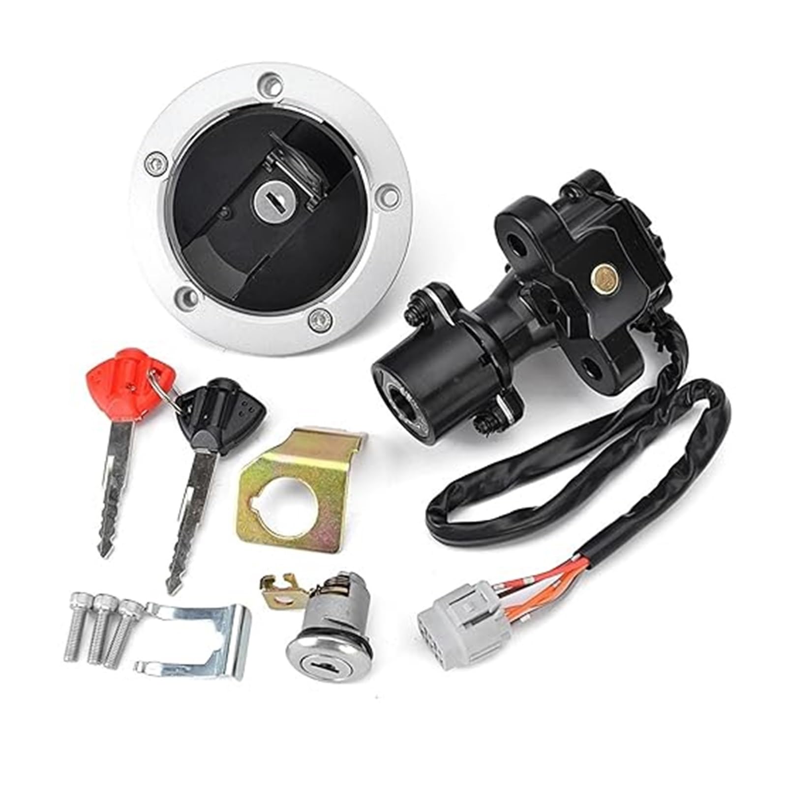 Motorrad Zündschloss Für Suzuki Für GSXR600 Für GSXR750 Für GSXR1000 2005-2018 Zündschalter Sitzschloss OEM: 37101-40820 37101-40821 Tankdeckel Zündschalter Motorrad Zündschloss Für Suzuki Für GSXR600 Für GSXR750 Für GSXR1000 2005-2018 Zündschalter Sitzschloss OEM: 37101-40820 37101-40821 Tankdeckel Zündschalter von YADLIUASA