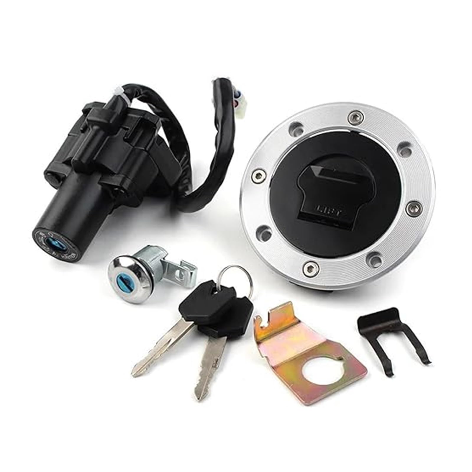 Motorrad Zündschloss Für Suzuki Für Hayabusa Für GSXR1300 2004-2016 Motorrad Zündschalter Tankdeckel Abdeckung Sitzschloss Schlüsselsatz Tankdeckel Zündschalter Motorrad Zündschloss Für Suzuki Für Hayabusa Für GSXR1300 2004-2016 Motorrad Zündschalter Tankdeckel Abdeckung Sitzschloss Schlüsselsatz Tankdeckel Zündschalter von YADLIUASA