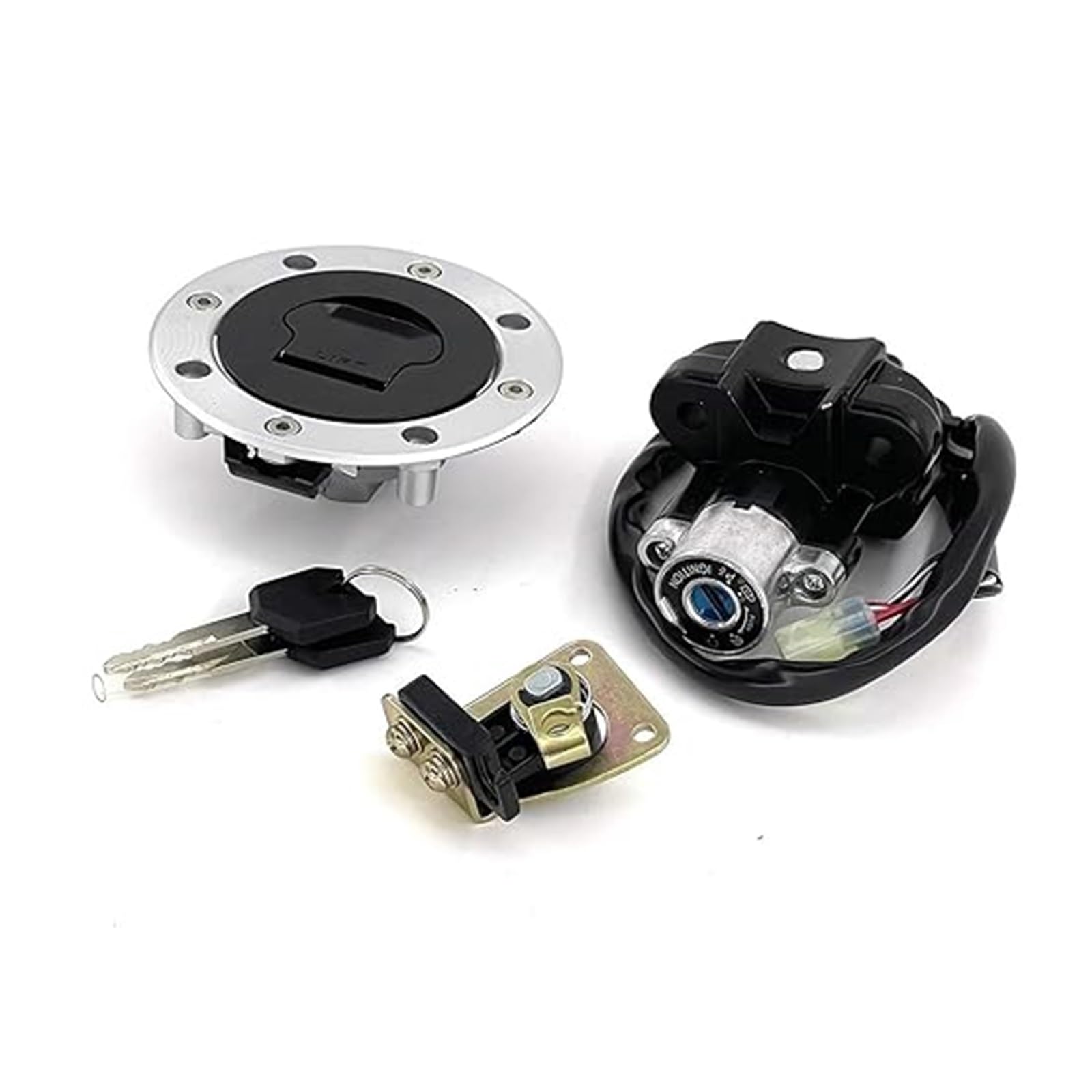Motorrad Zündschloss Für Suzuki Für TL1000S Für GSX1200 Für Katana 600 750 1997-2006 Motorrad Zündschloss Feul Tank Tankdeckel Abdeckung Sitzschloss Schlüssel Tankdeckel Zündschalter Motorrad Zündschloss Für Suzuki Für TL1000S Für GSX1200 Für Katana 600 750 1997-2006 Motorrad Zündschloss Feul Tank Tankdeckel Abdeckung Sitzschloss Schlüssel Tankdeckel Zündschalter von YADLIUASA